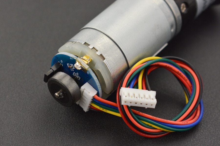 12V Low noise DC Motor 143RPM w/Encoder - The Pi Hut