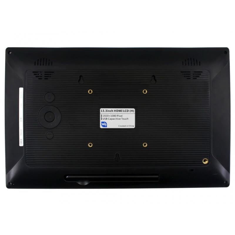 13.3" IPS Capacitive Touch HDMI LCD with Case (1920x1080) - The Pi Hut