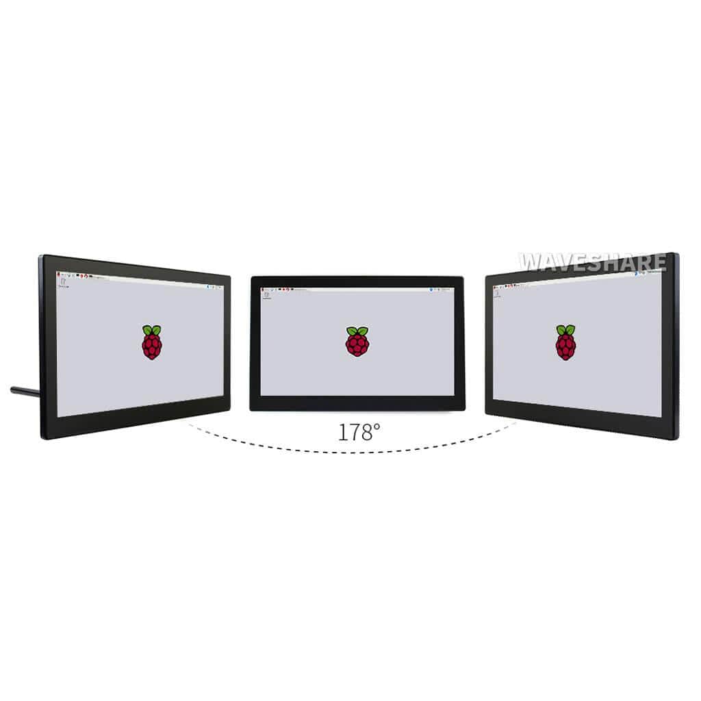 13.3" IPS Capacitive Touch HDMI LCD with Case (1920x1080) - The Pi Hut