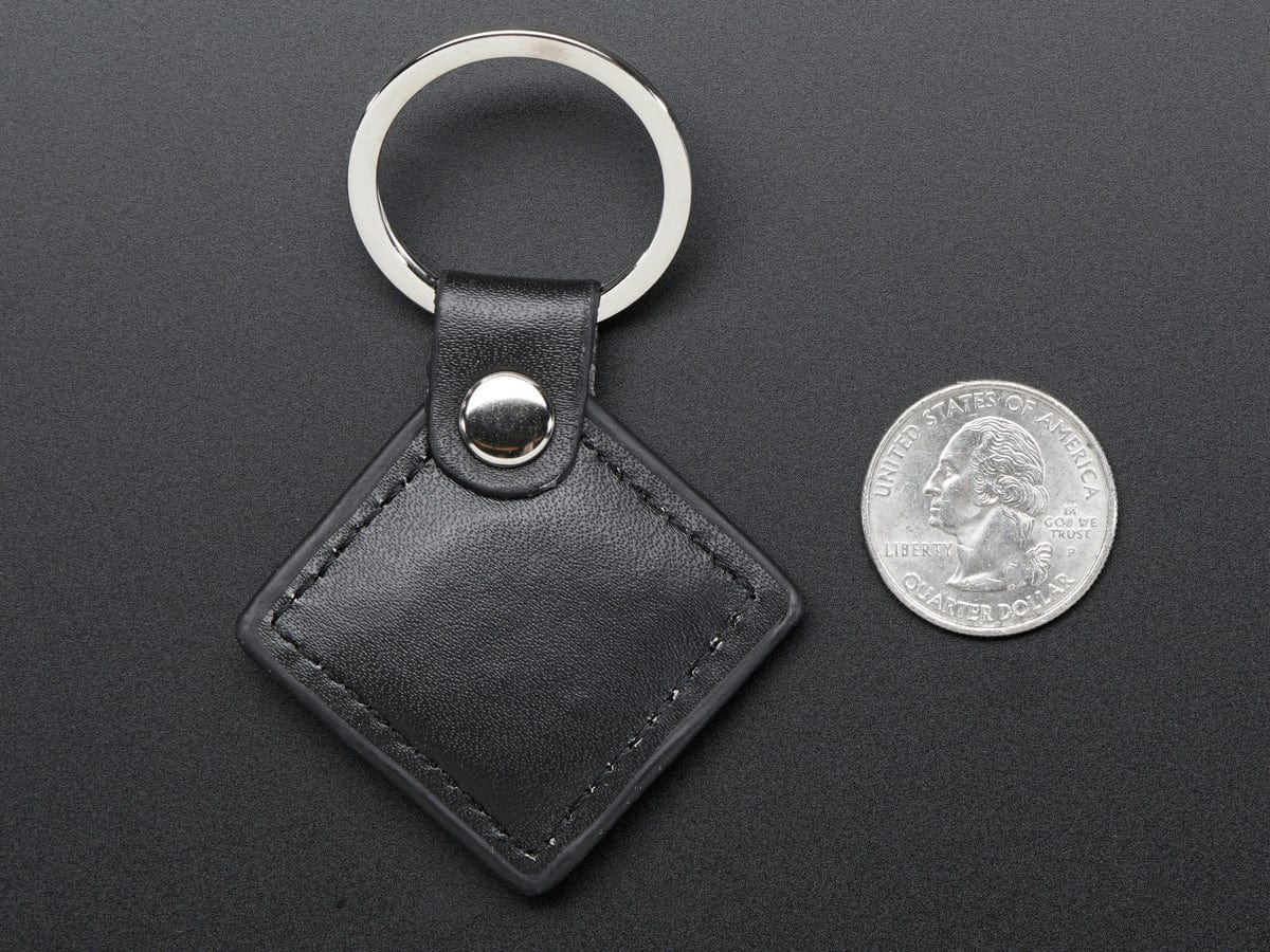 13.56MHz RFID/NFC Leather Keychain Fob - Classic 1K - The Pi Hut