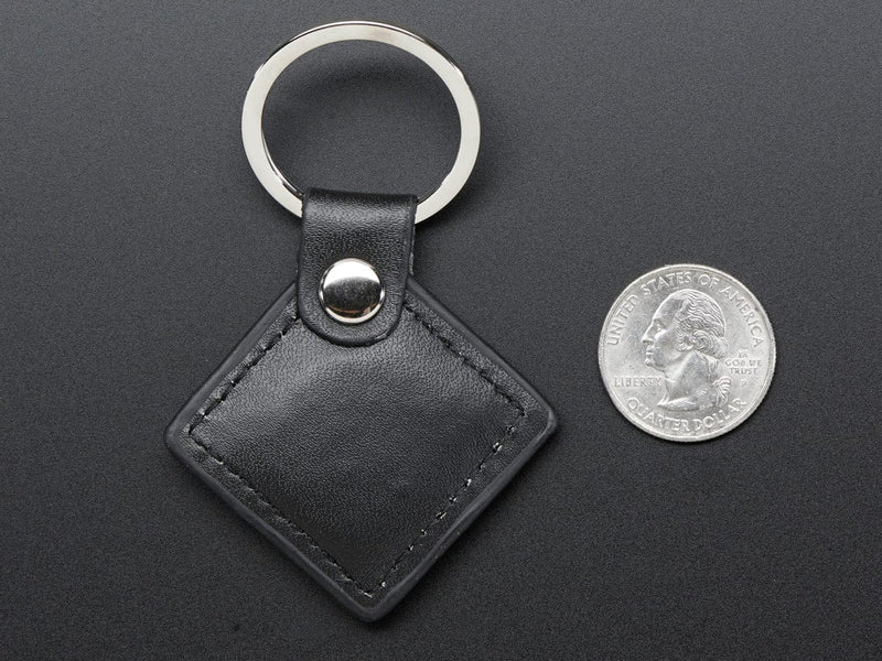 13.56MHz RFID/NFC Leather Keychain Fob - Classic 1K - The Pi Hut