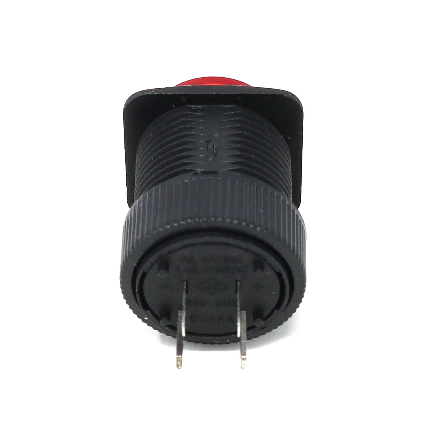 16mm Illuminated Pushbutton - Red Latching On/Off Switch - The Pi Hut