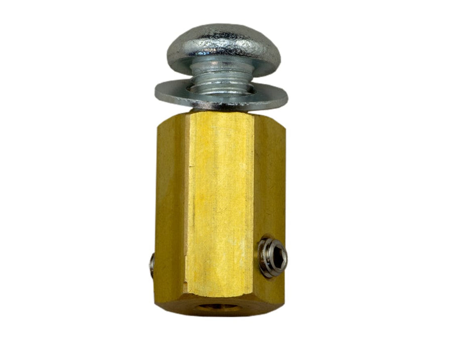 17mm Hex Brass Motor Shaft Hub 6mm [discontinued] The Pi Hut