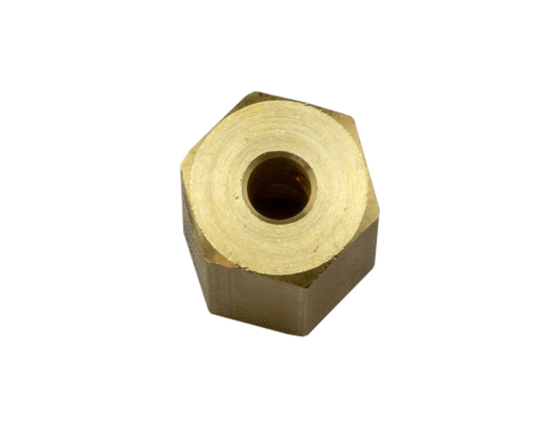 17mm Hex Brass Motor Shaft Hub - 6mm - The Pi Hut