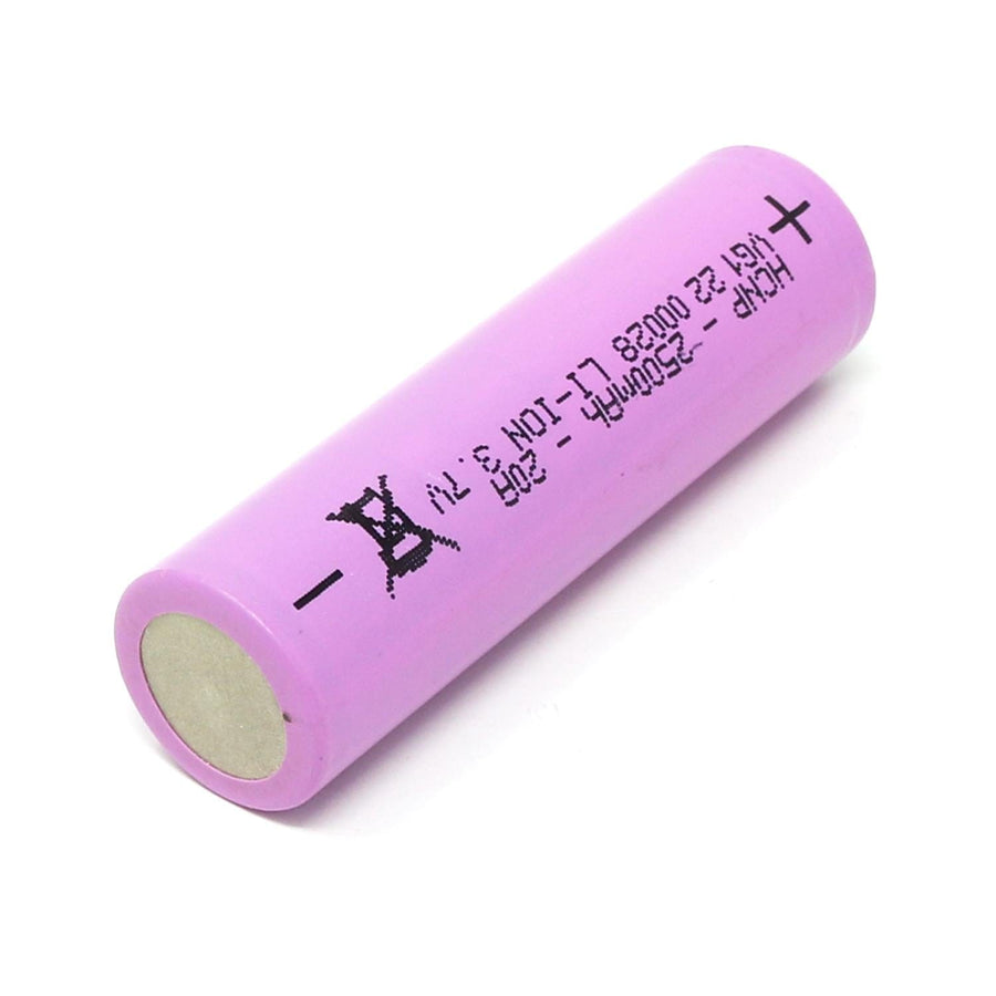 18650 Lithium-ion Rechargeable Cell - 2500mAh 3.7V 20A | The Pi Hut