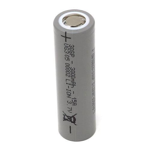 18650 Lithium-ion Rechargeable Cell - 3000mAh 3.7V 15A | The Pi Hut