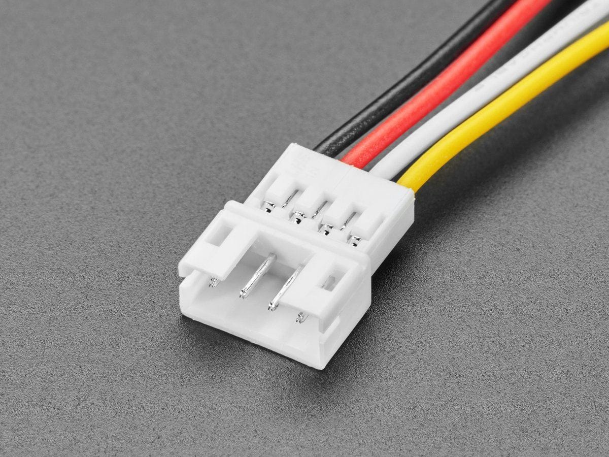 2.0mm Pitch 4-pin Cable Matching Pair - JST PH Compatible - The Pi Hut