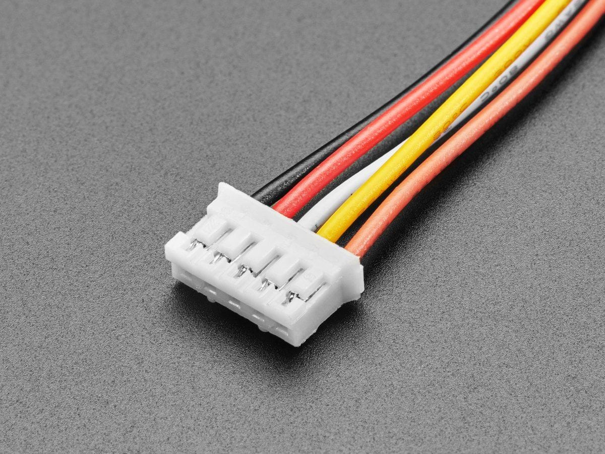 2.0mm Pitch 5-pin Cable Matching Pair - JST PH Compatible - The Pi Hut