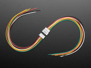 2.0mm Pitch 6-pin Cable Matching Pair - JST PH Compatible - The Pi Hut