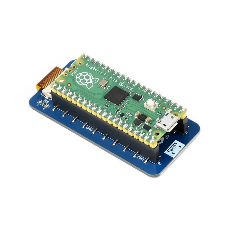 2.13" Black/White E-Ink/E-Paper Display Module for Raspberry Pi Pico (250×122) - The Pi Hut