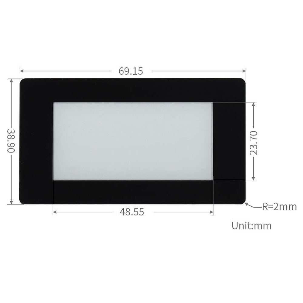 2.13" Touchscreen E-Paper HAT for Raspberry Pi (Black/White) (250×122) - The Pi Hut