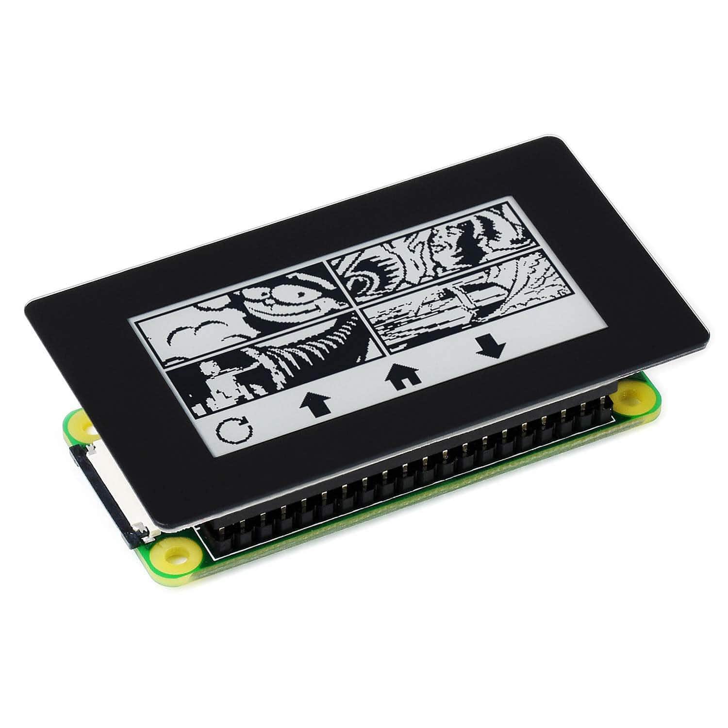 2.13" Touchscreen E-Paper HAT for Raspberry Pi (Black/White) (250×122) - The Pi Hut