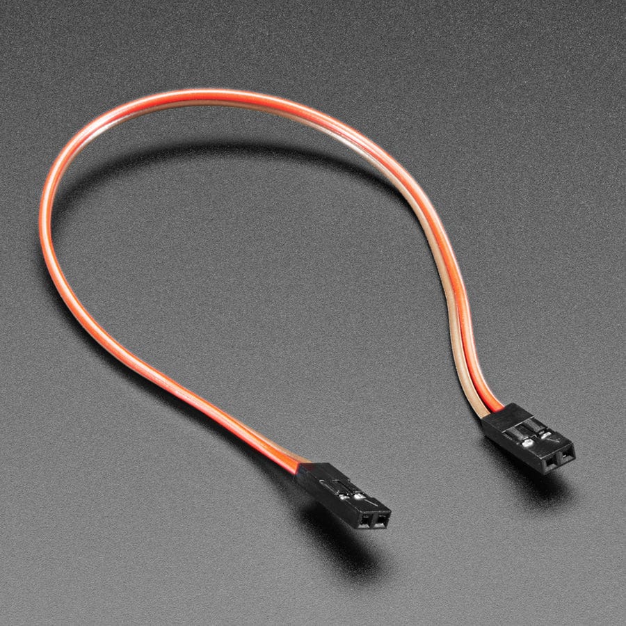 2.54mm 0.1" Pitch 2-pin Jumper Cable - 20cm long - The Pi Hut