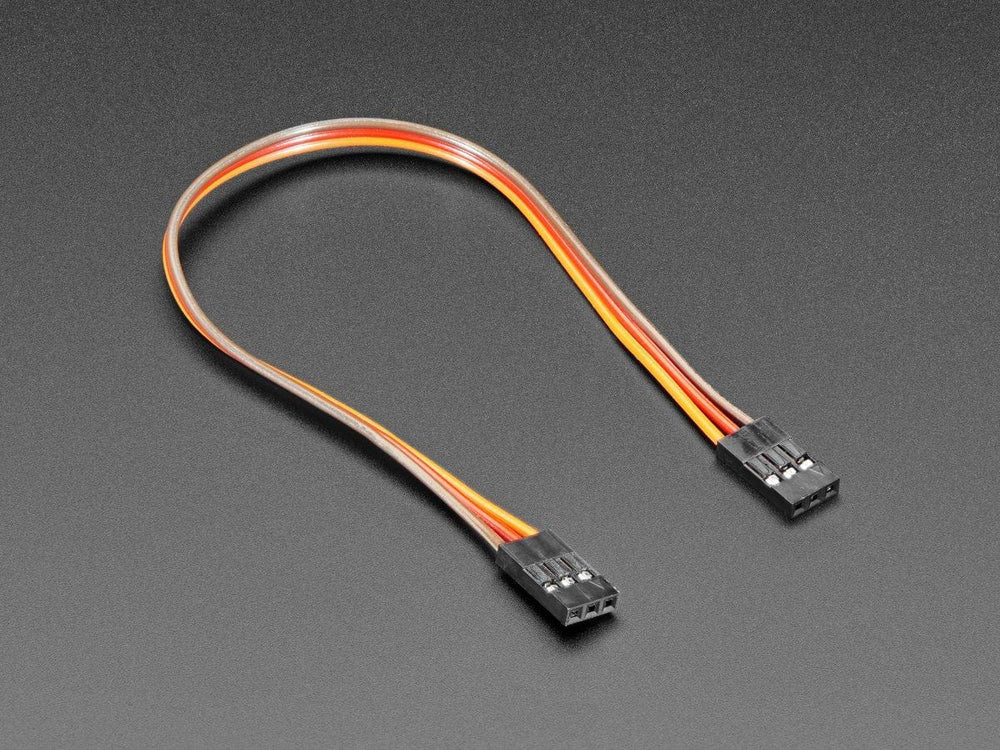 2.54mm 0.1" Pitch 3-pin Jumper Cable - 20cm long - The Pi Hut