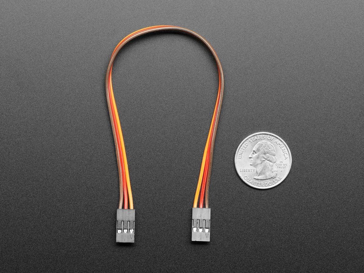 2.54mm 0.1" Pitch 3-pin Jumper Cable - 20cm long - The Pi Hut