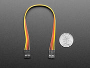 2.54mm 0.1" Pitch 4-pin Jumper Cable - 20cm long - The Pi Hut