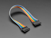 2.54mm 0.1" Pitch 8-pin Jumper Cable - 20cm long - The Pi Hut