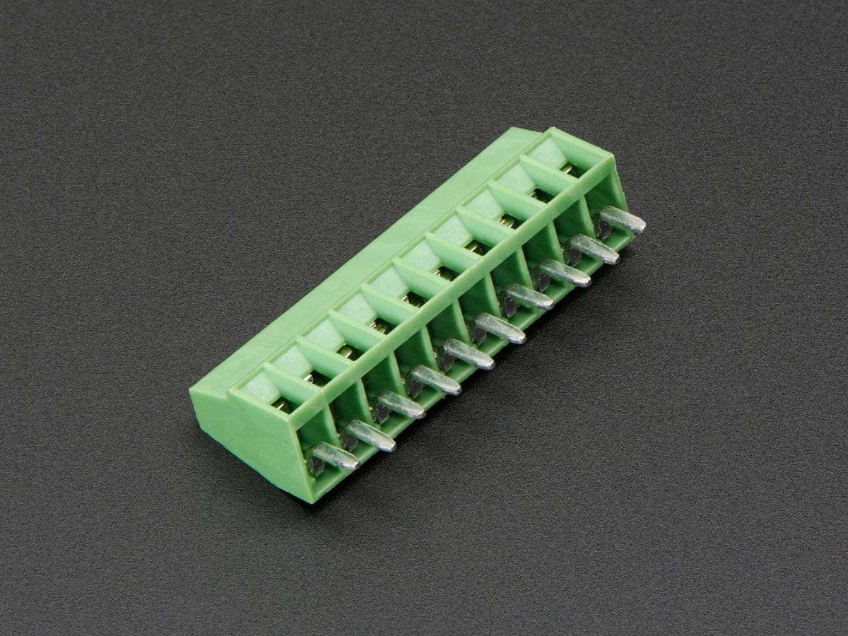 2.54mm/0.1" Pitch Terminal Block - 10-pin - The Pi Hut