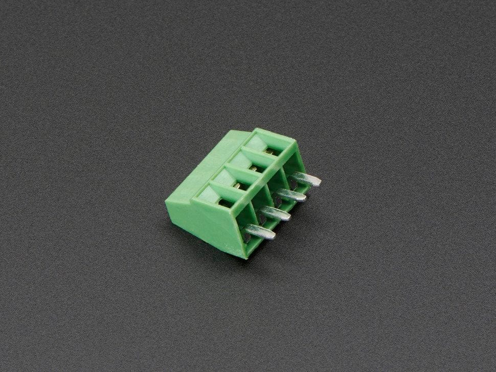 2.54mm/0.1" Pitch Terminal Block - 4-pin - The Pi Hut