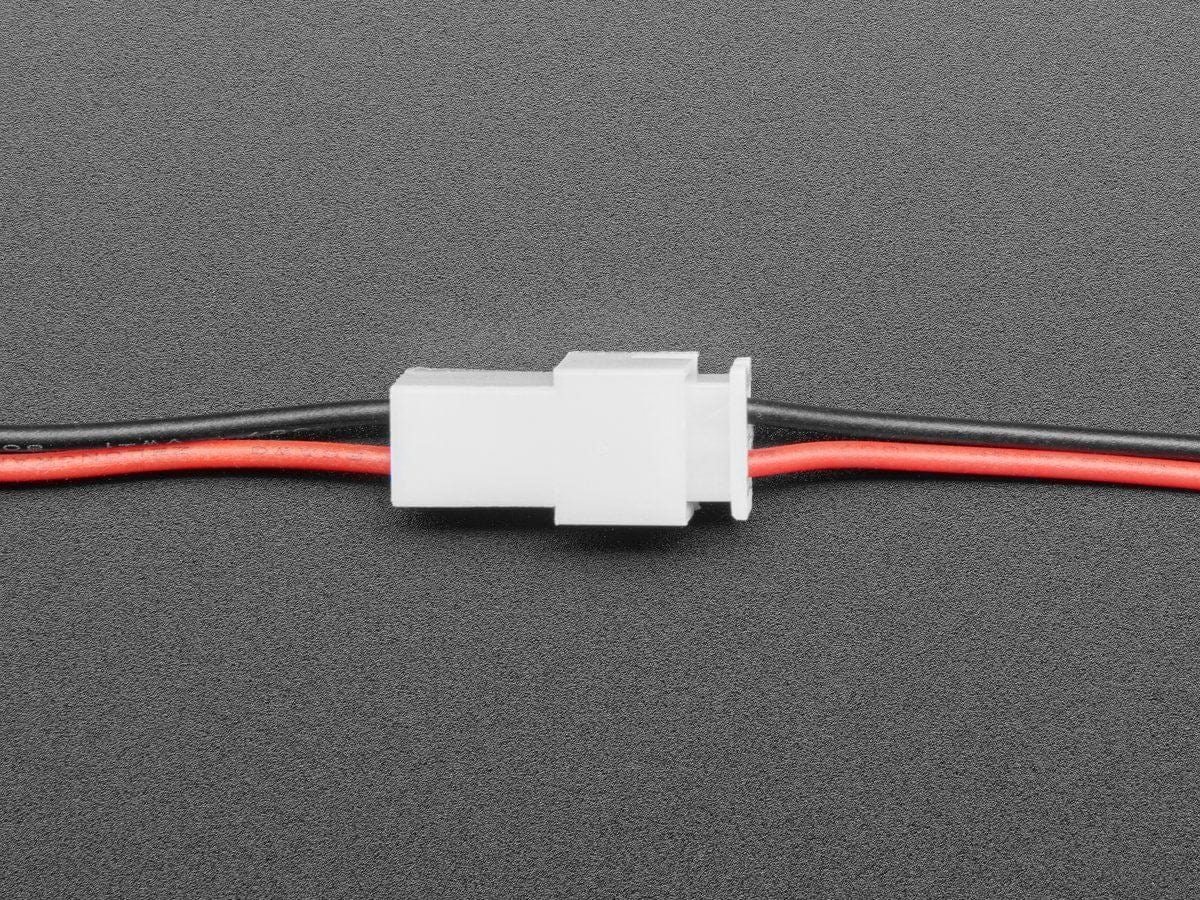 2.5mm Pitch 2-pin Cable Matching Pair - JST XH compatible - The Pi Hut