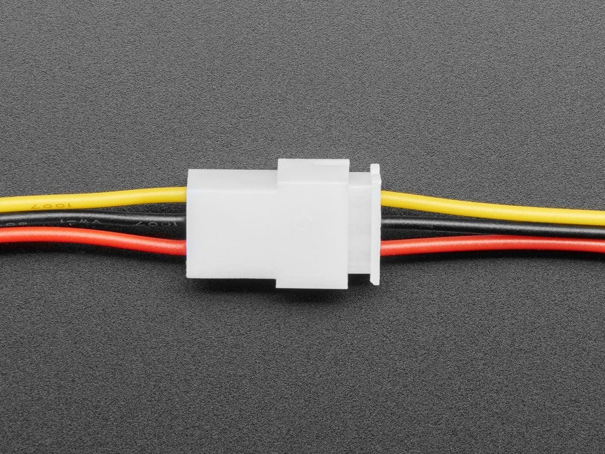 2.5mm Pitch 3-pin Cable Matching Pair - JST XH Compatible - The Pi Hut