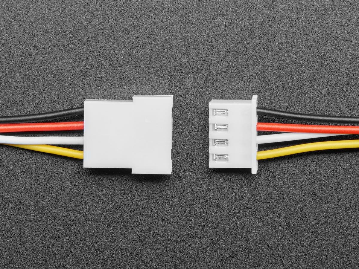 2.5mm Pitch 4-pin Cable Matching Pair - JST XH compatible - The Pi Hut