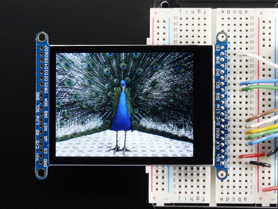 Adafruit 2.8" TFT LCD with Cap Touch Breakout Board w/MicroSD Socket - The Pi Hut