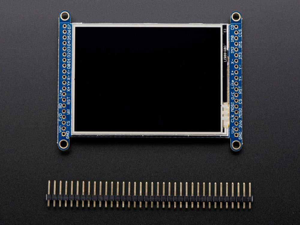 2.8" TFT LCD with Touchscreen Breakout Board w/MicroSD Socket - The Pi Hut
