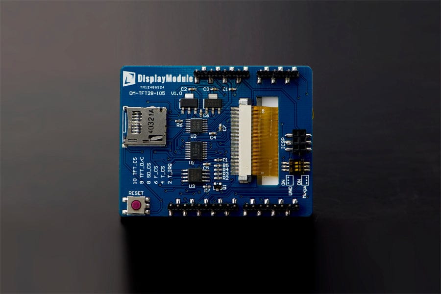 2.8" TFT Touch Shield with 4MB Flash for Arduino and mbed - The Pi Hut