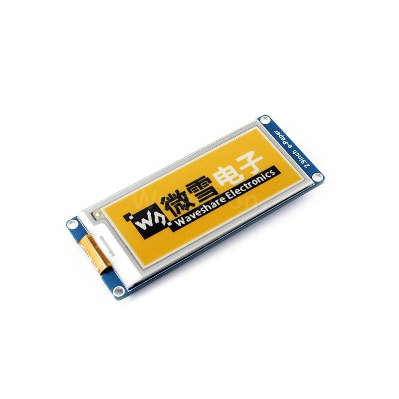 2.9" E-Paper Display Module (yellow/black/white) (296x128) - The Pi Hut