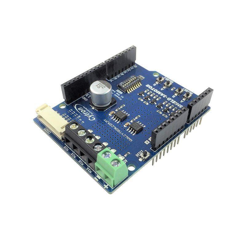 2-Channel 1.2A Motor Driver Shield for Arduino - The Pi Hut