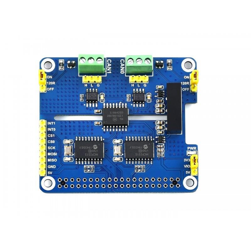 2-Channel Isolated CAN HAT for Raspberry Pi - The Pi Hut