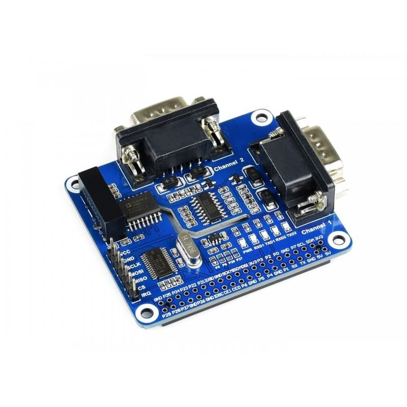 2-Channel Isolated RS232 Expansion HAT for Raspberry Pi - The Pi Hut