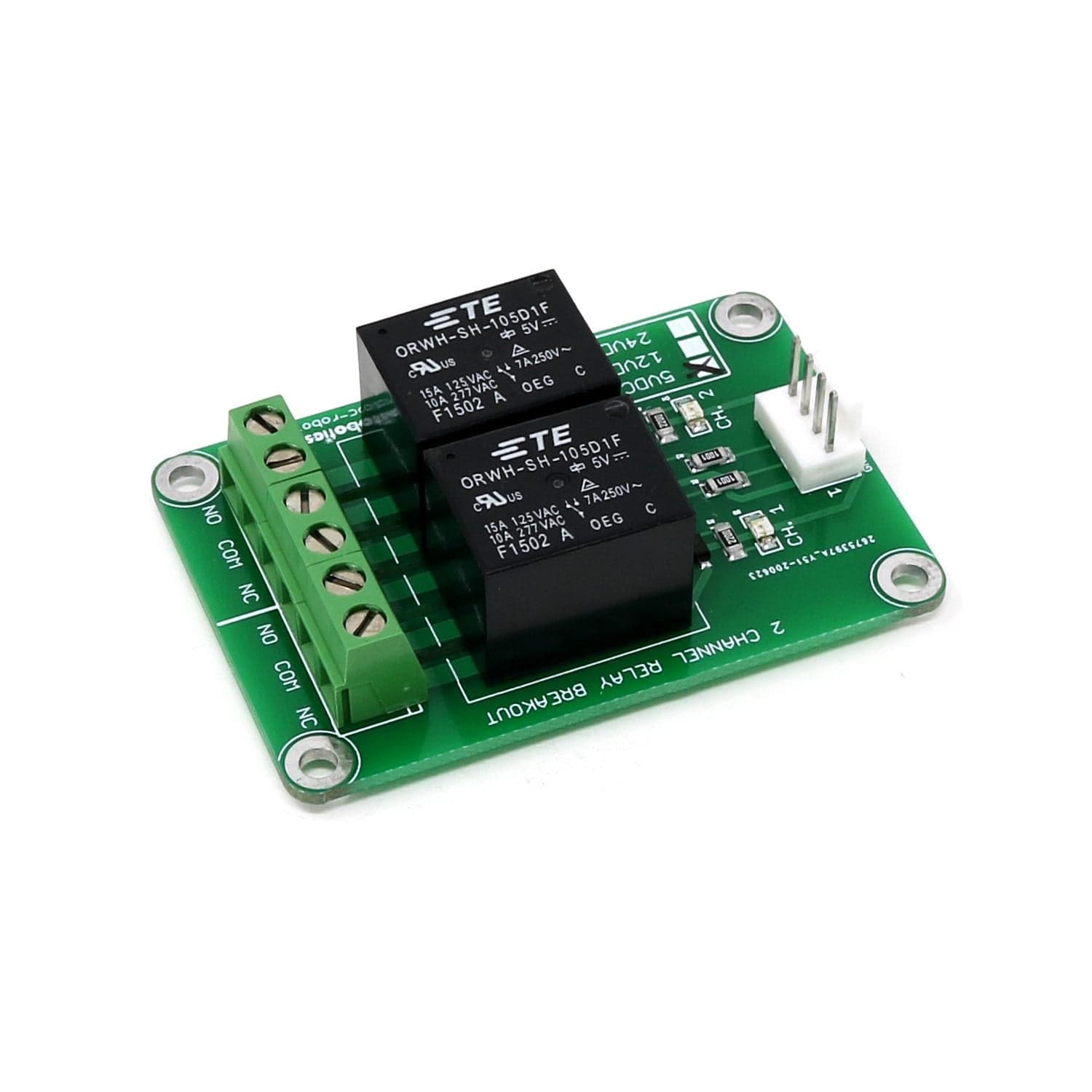 2 Channel Relay Breakout – 5V - The Pi Hut