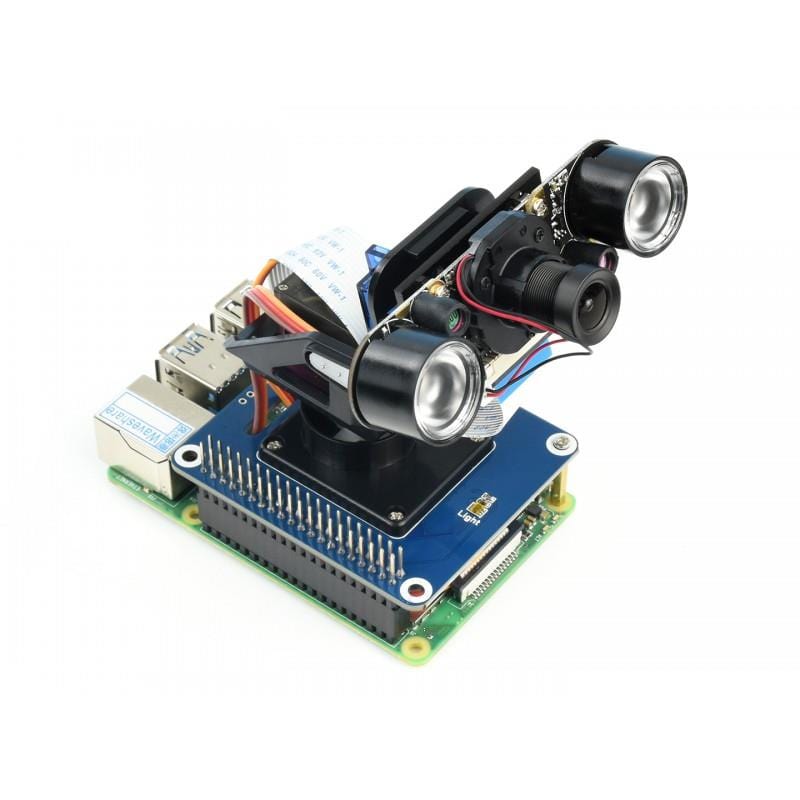 2-DOF Pan-Tilt HAT for Raspberry Pi - The Pi Hut