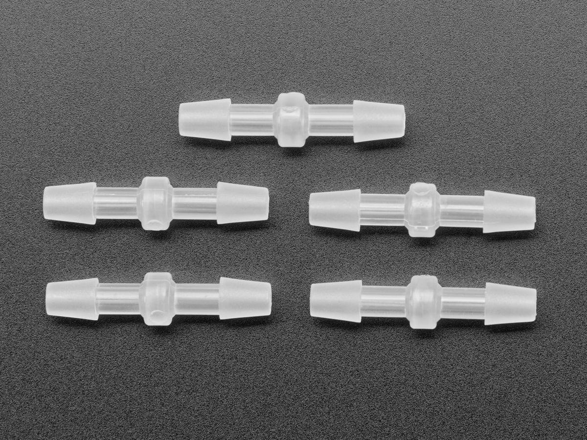 2-Prong Barbed Fitting Connector for Silicone Tubing - 5-pack - The Pi Hut