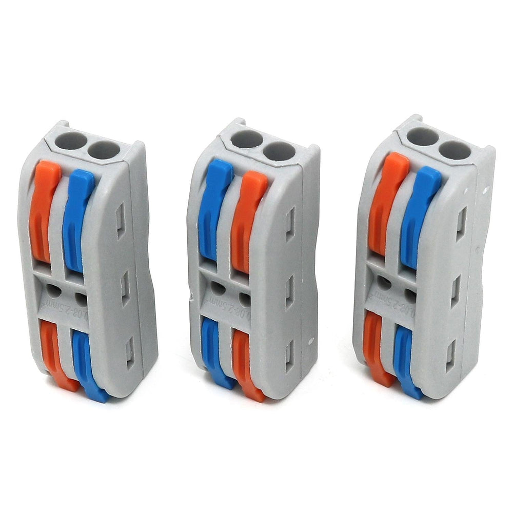 2-Way Fast Wire Connectors - Pack of 3 - The Pi Hut