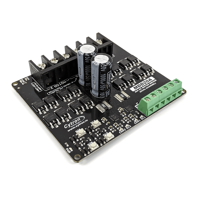 20A 6V-30V 2-Channel DC Motor Driver - The Pi Hut