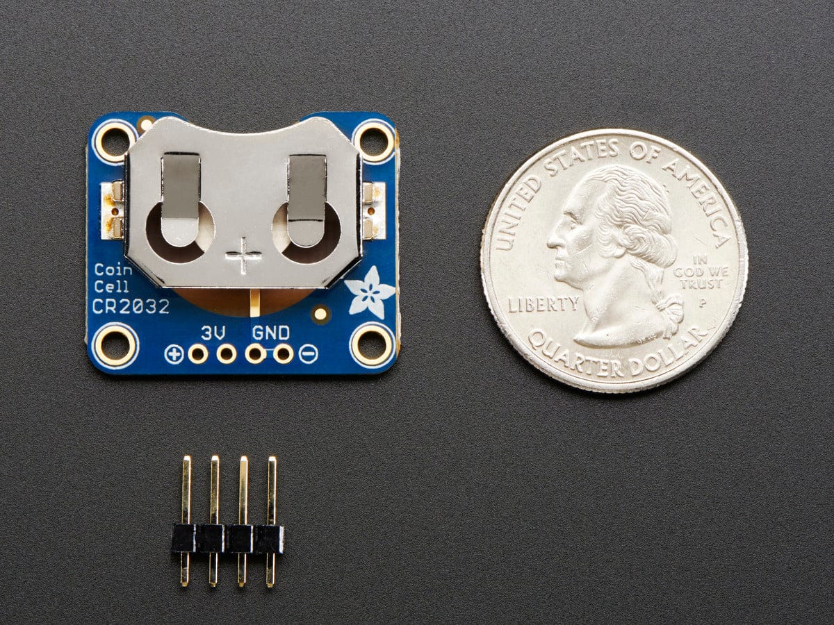 20mm Coin Cell Breakout Board (CR2032) - The Pi Hut