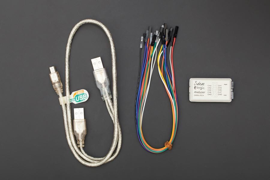 24Mhz 8 Channel Logic Analyzer (Saleae Logic Compatible) - The Pi Hut