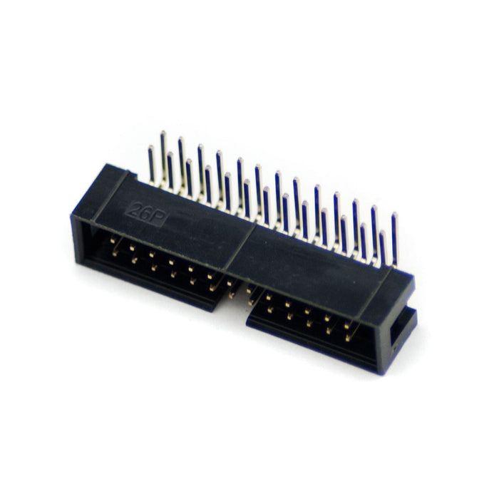 26 Pin GPIO Shrouded Box Header - 90 Degree Angle [Discontinued] - The ...