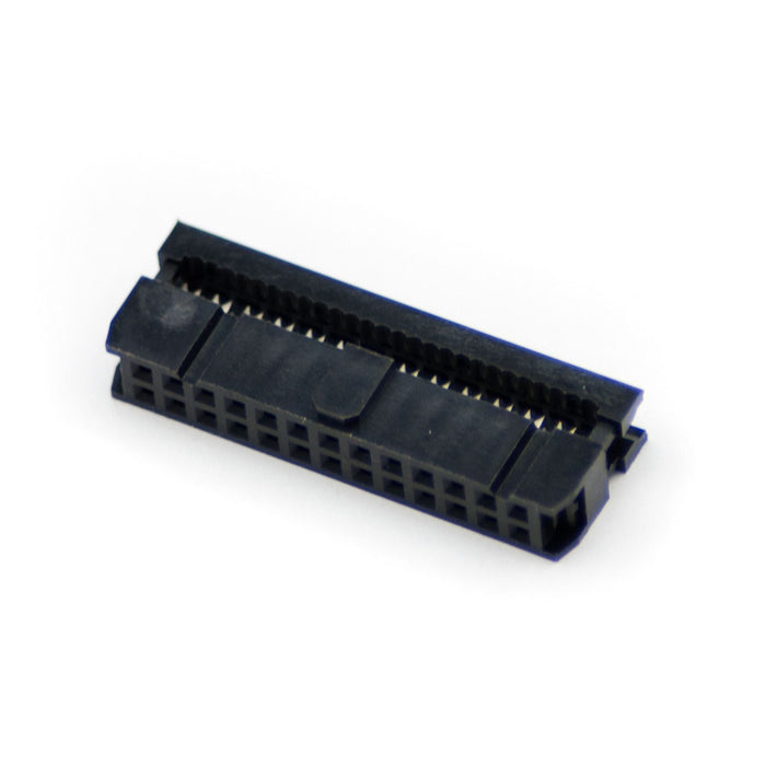 Conector 26 Pin 26-Pin Ribbon Cable Socket Connector - Black - The Pi Hut