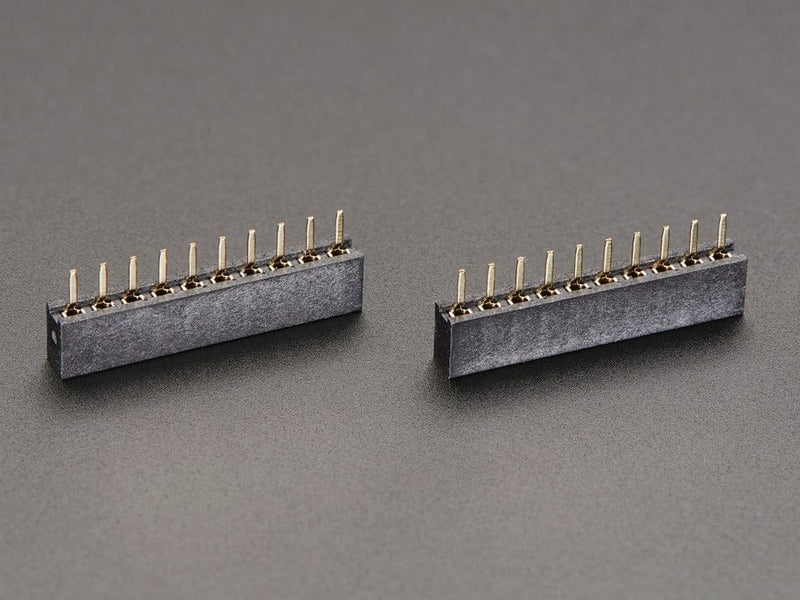 2mm 10 pin Socket Headers (for XBee) - Pack of 2 - The Pi Hut
