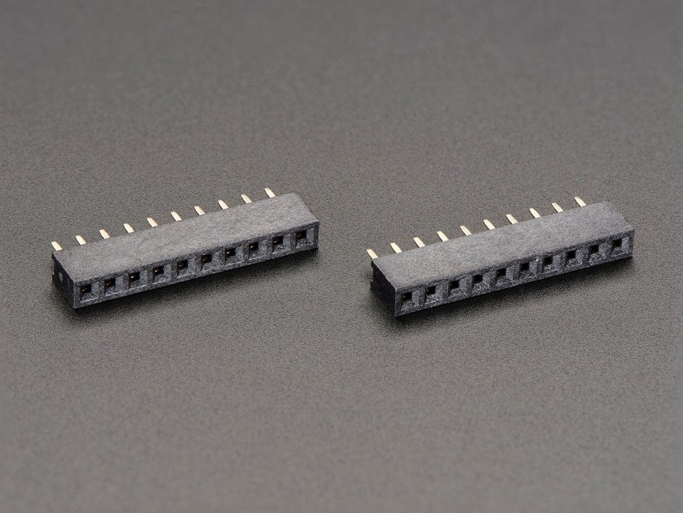 2mm 10 pin Socket Headers (for XBee) - Pack of 2 - The Pi Hut