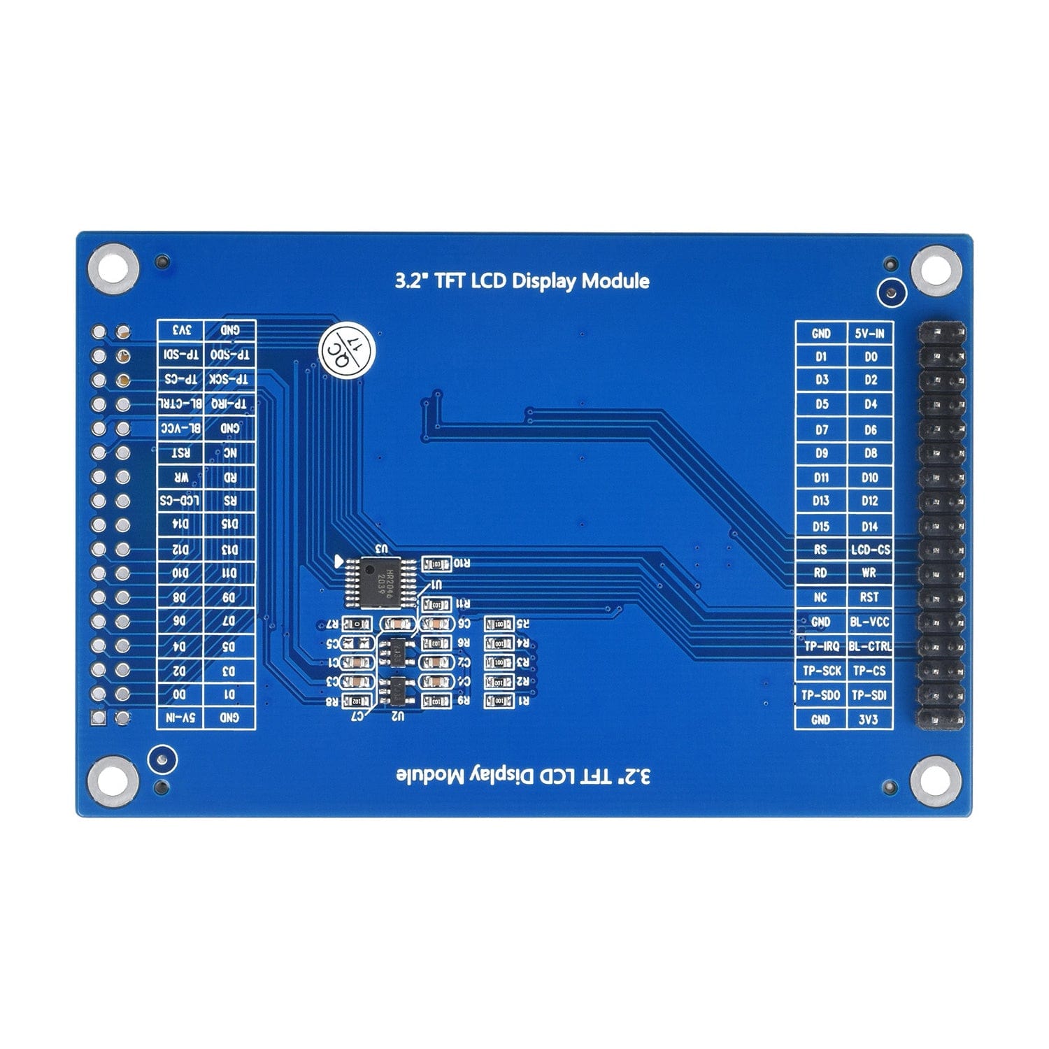 3.2" 320x240 Resistive Touch LCD (D) - The Pi Hut