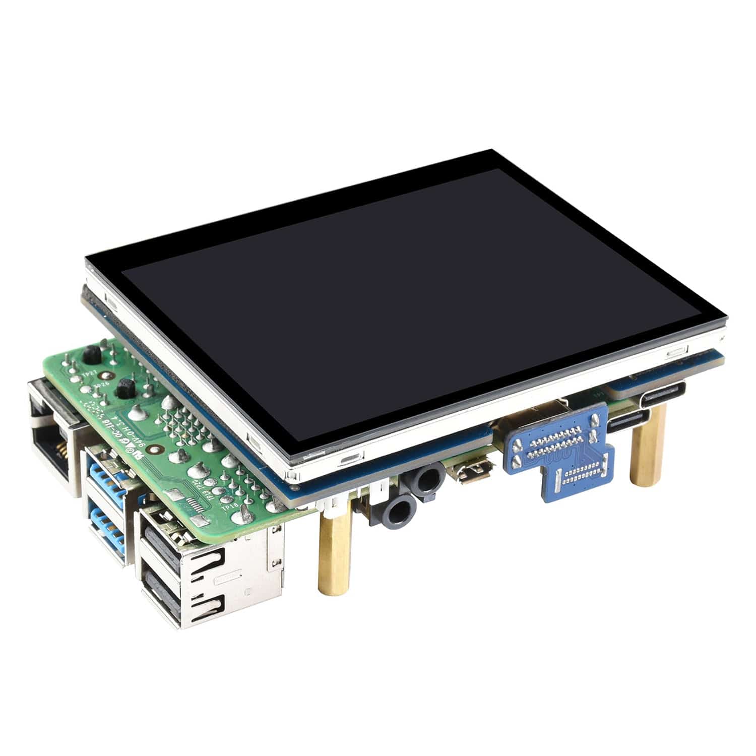 3.5" HDMI Capacitive Touch IPS LCD Display (640×480) - The Pi Hut