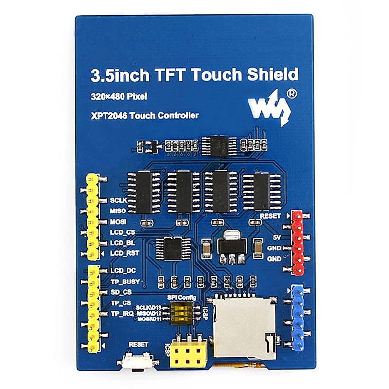 3.5" Touch LCD Shield for Arduino - The Pi Hut