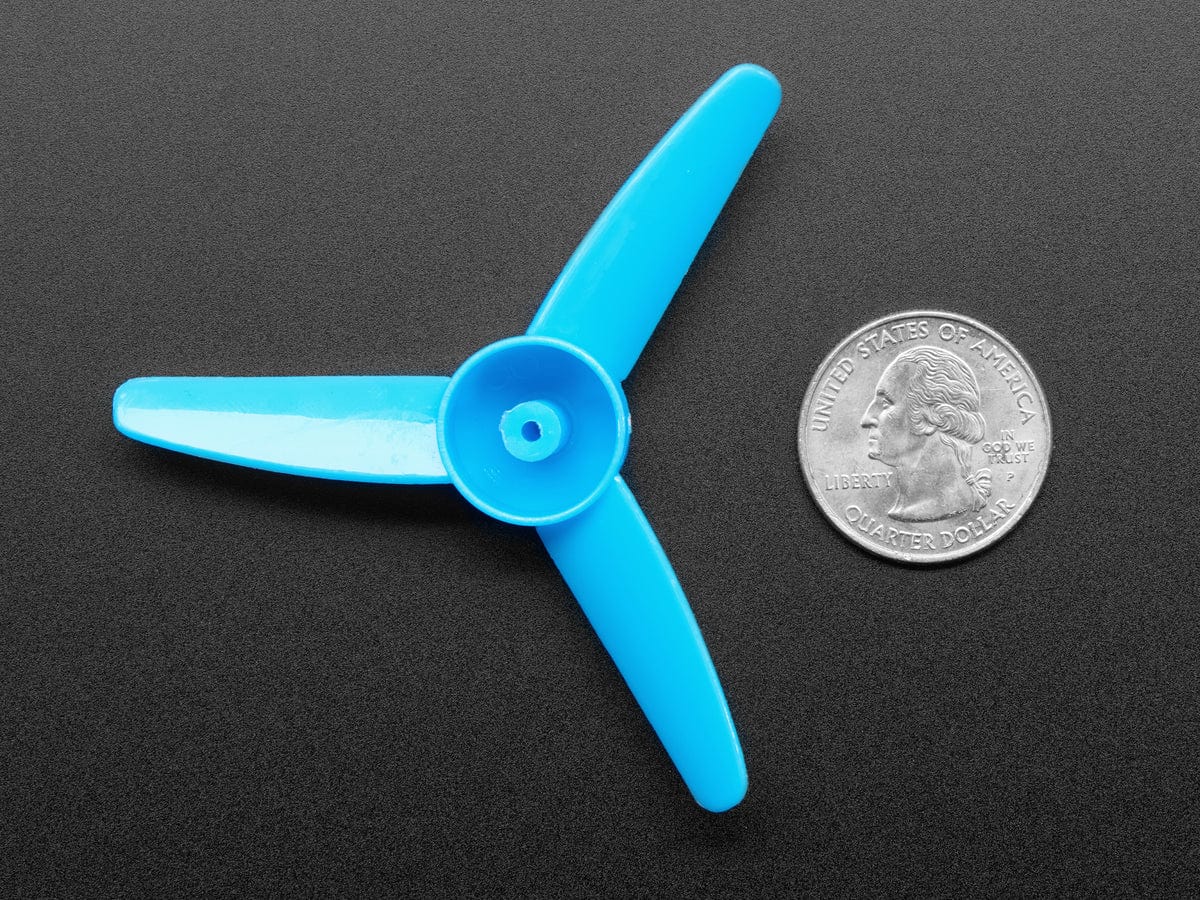 3-Bladed Trifoil Propeller Fan for DC Motor - The Pi Hut