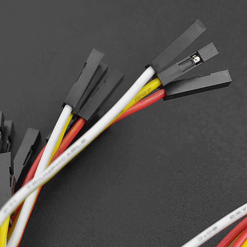 3-Pin LED Strip Connector Cables (Single Head, 5 Pieces) - The Pi Hut