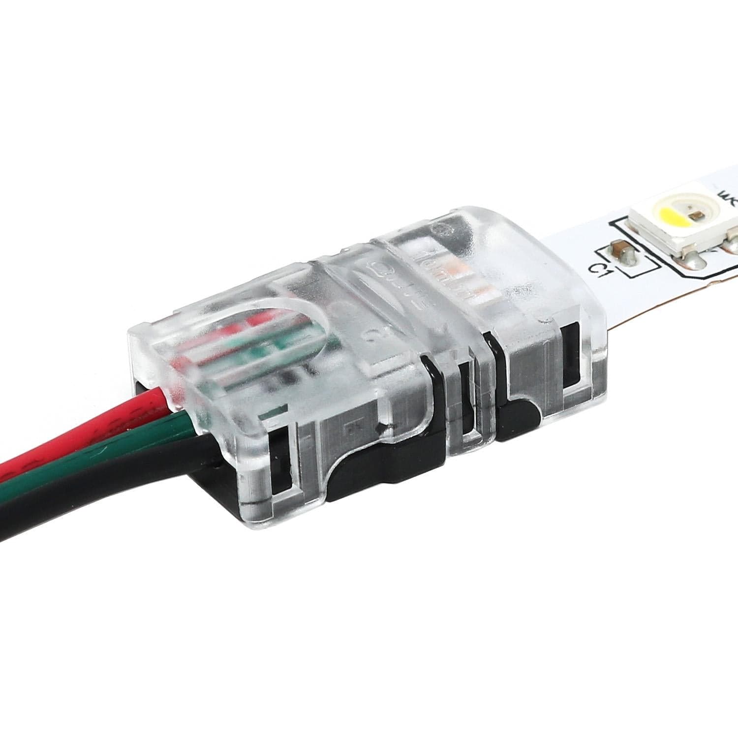 3-pin LED Strip Connectors - Strip to Wire (10mm)